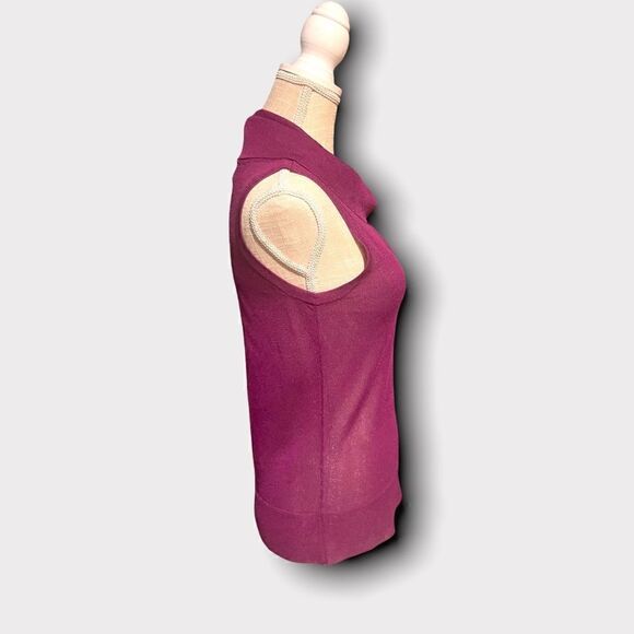 Dana Buchman | Women’s Sheer Cowl Neck Tank Medium EUC - Picture 2 of 6